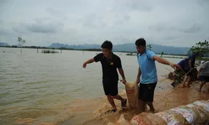 Dân rốn lũ Chương Mỹ lại chạy lụt