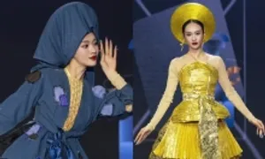 Thúy Quỳnh diễn trang phục dân tộc đẹp nhất Miss Universe Vietnam 2024